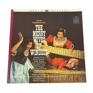 NICOLAI HIGHLIGHTS FROM The Merry Wives of Windsor Opera‎ ANGEL 36149 LP Record